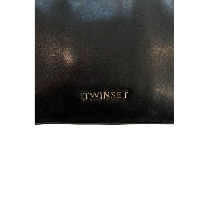 Women’s Twinset Black Polyurethane Women Shoulder Bag