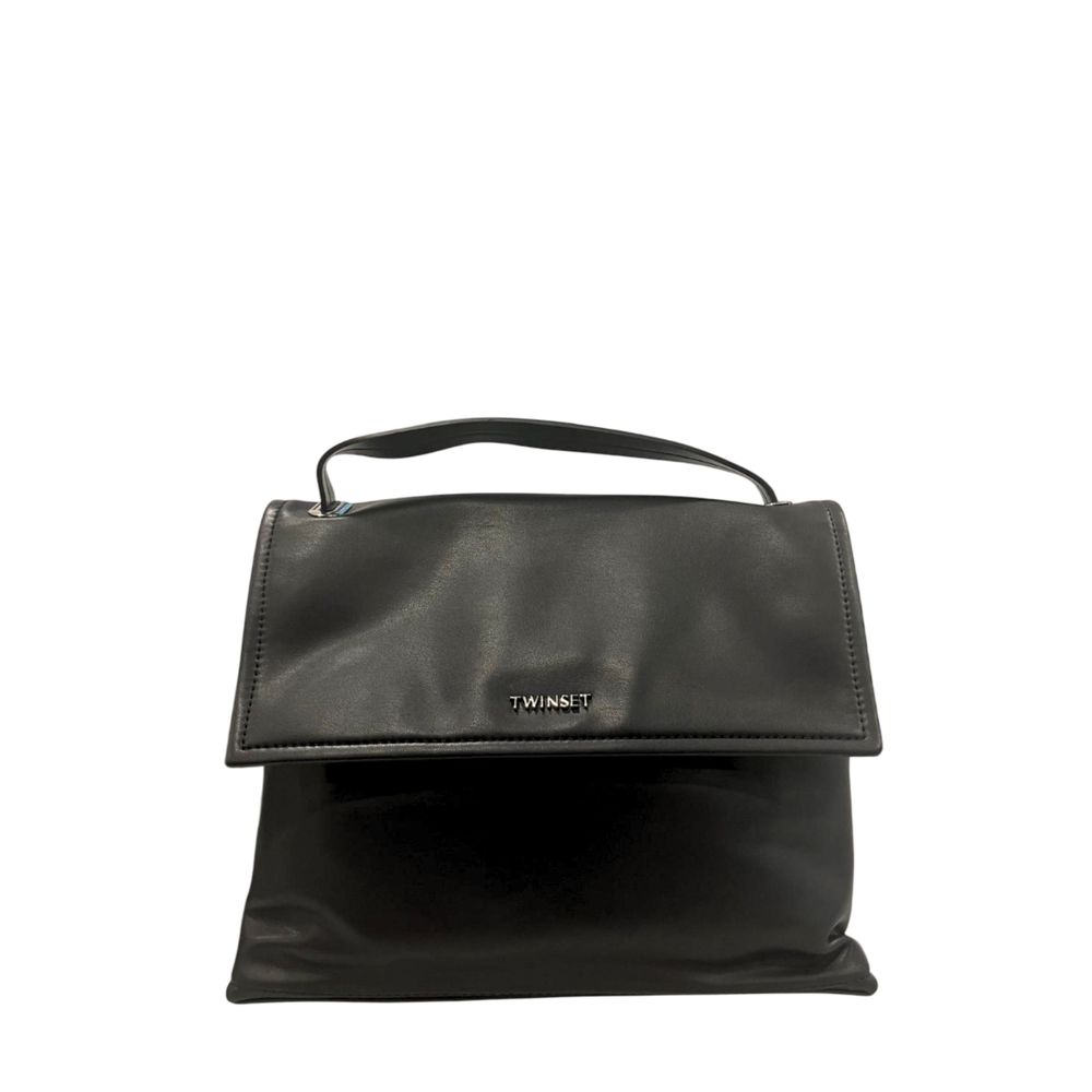Women’s Twinset Black Pu Women Handbag