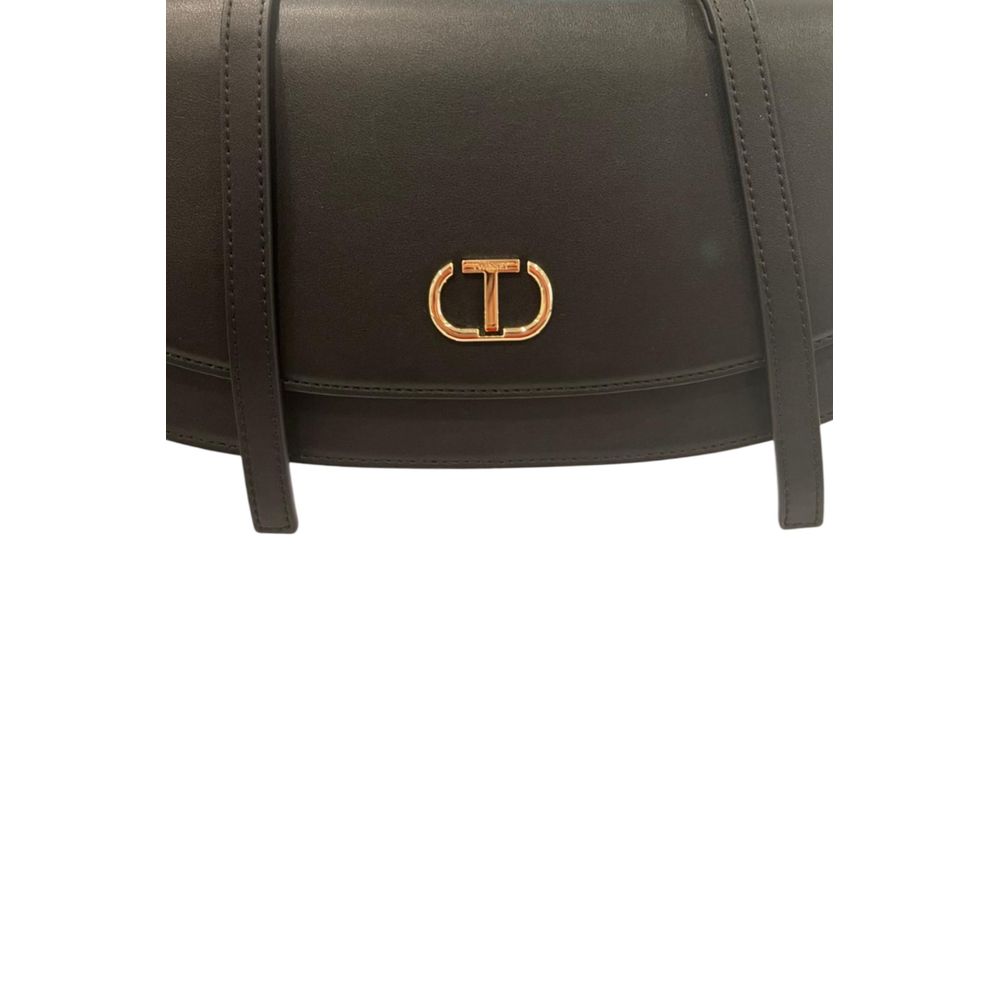 Women’s Twinset Black Pu Women Shoulder Bag