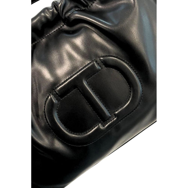Women’s Twinset Black Pu Women Shoulder Bag