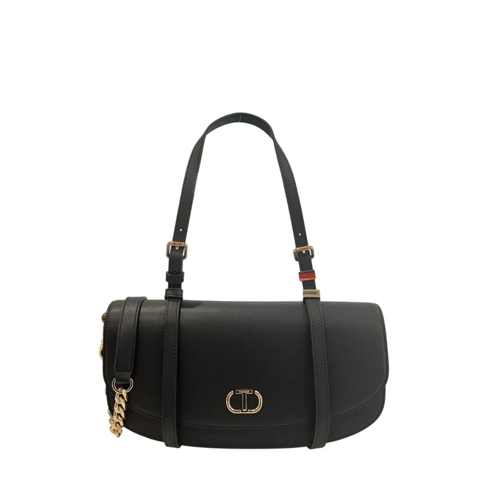 Women’s Twinset Black Pu Women Shoulder Bag
