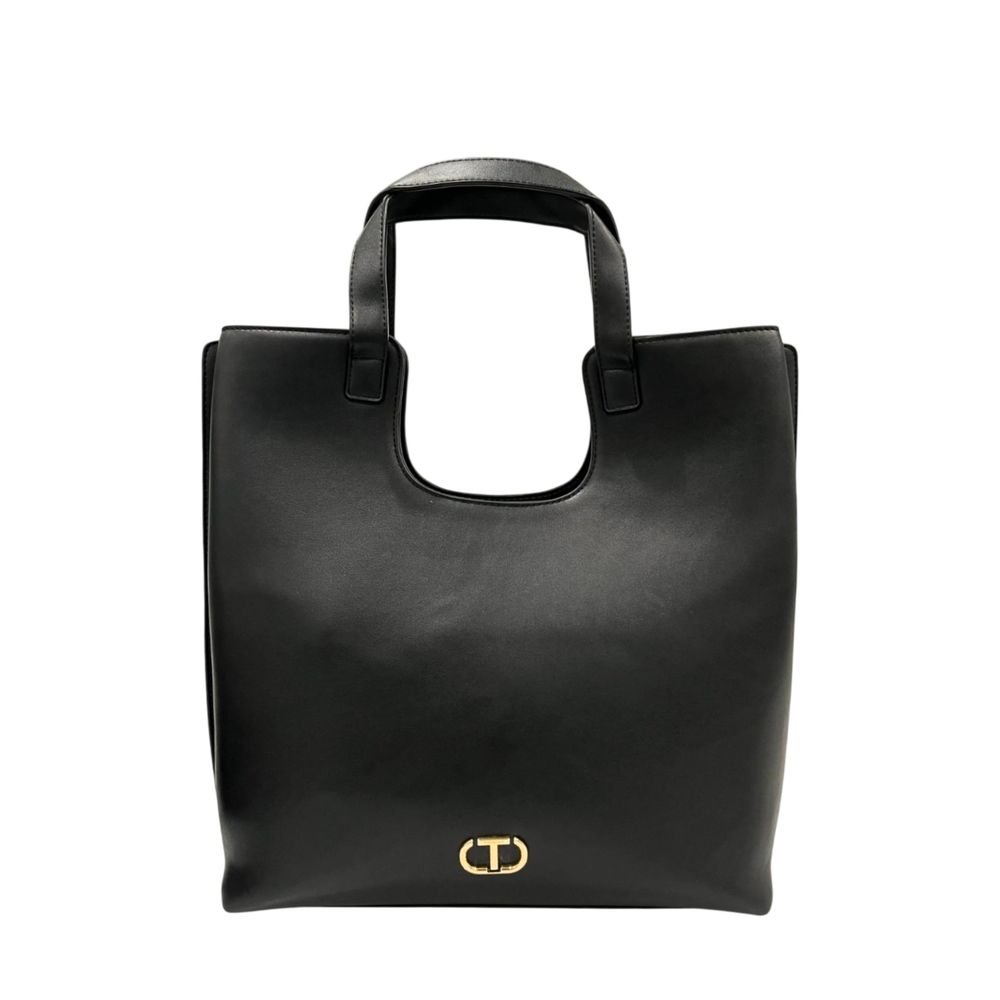 Women’s Twinset Black Pu Women Shoulder Bag