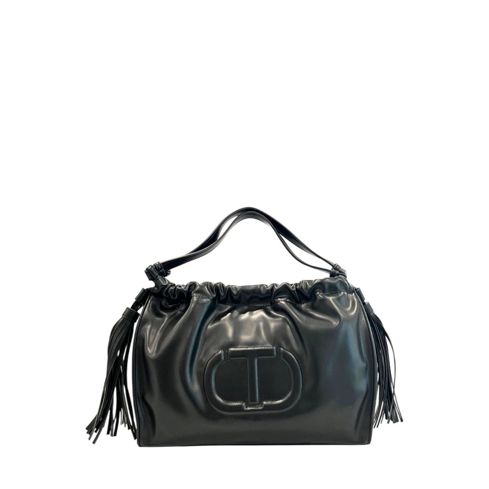 Women’s Twinset Black Pu Women Shoulder Bag