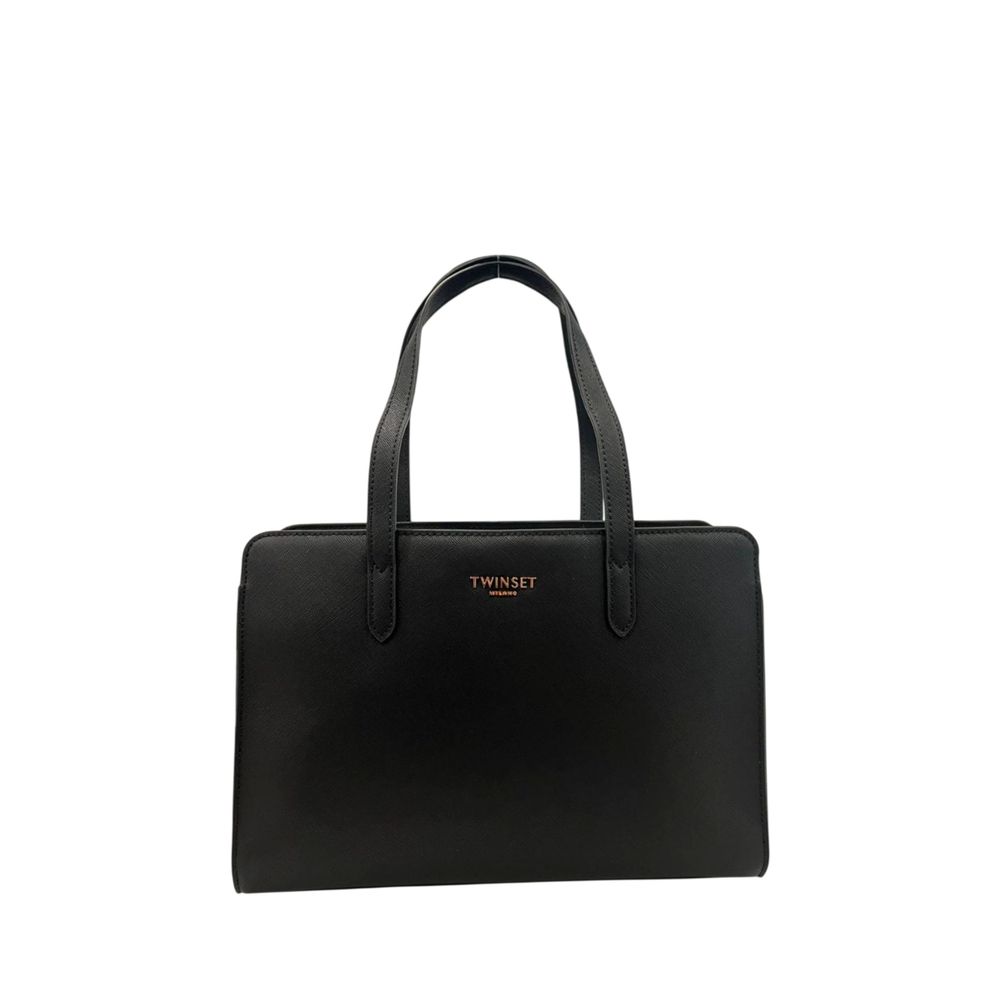 Women’s Twinset Black Pu Women Shoulder Bag