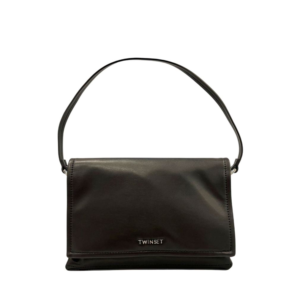 Women’s Twinset Black Pu Women Shoulder Bag