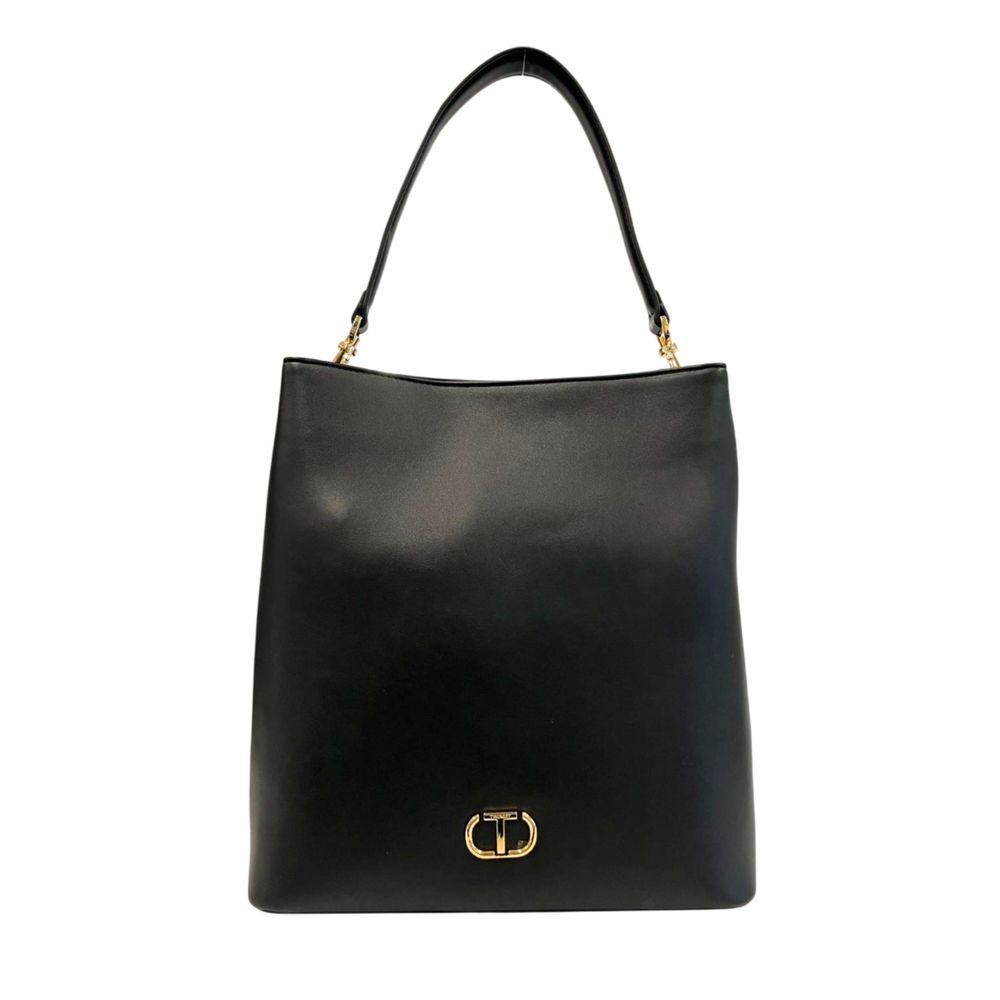 Women’s Twinset Black Pu Women Shoulder Bag