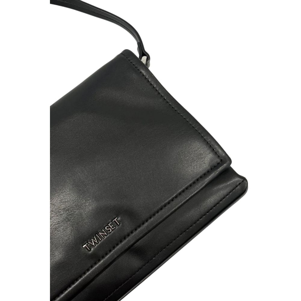 Women’s Twinset Black Pu Women Shoulder Bag