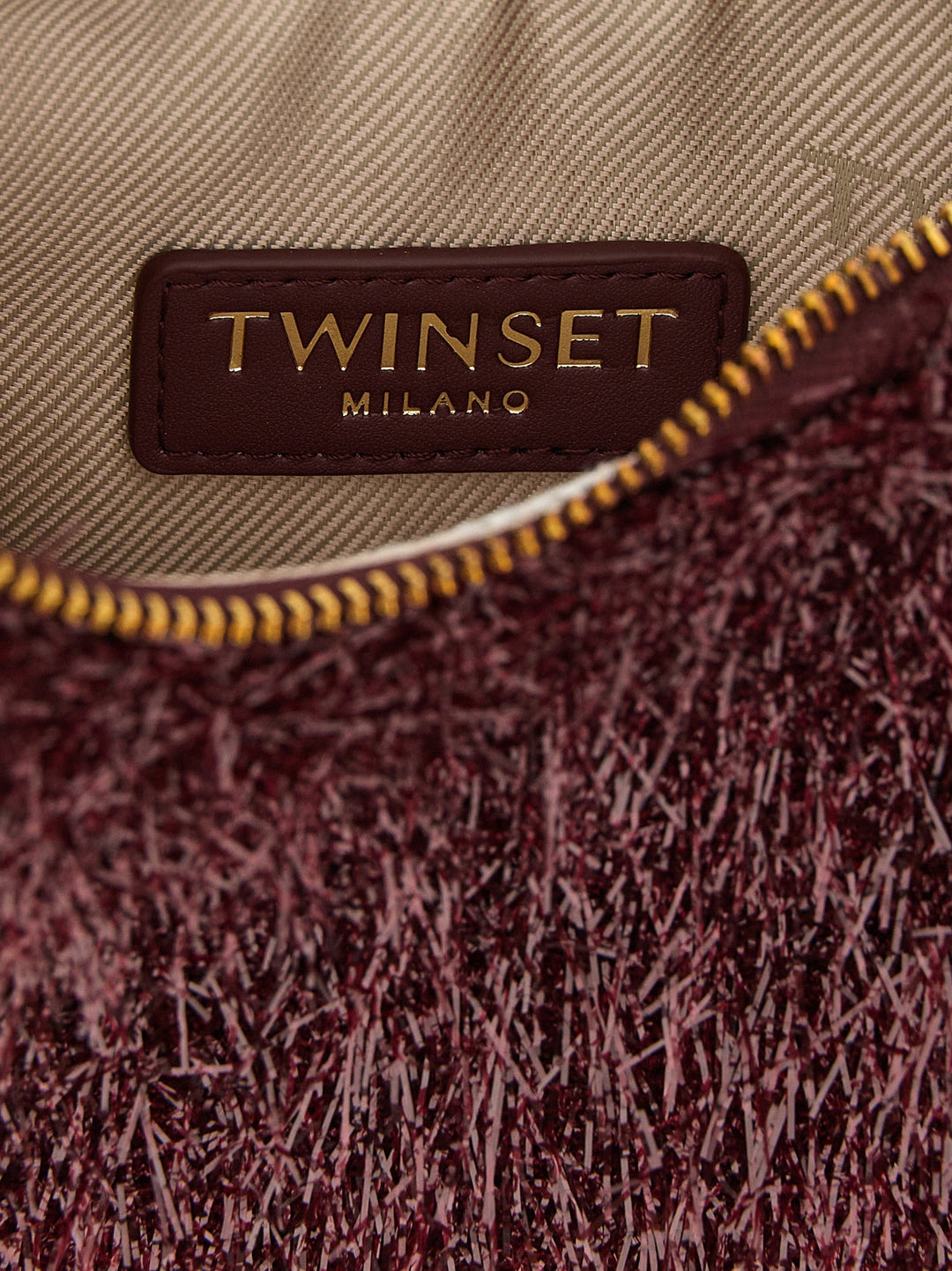 Women’s Twinset Bordeaux Polyester Handbag