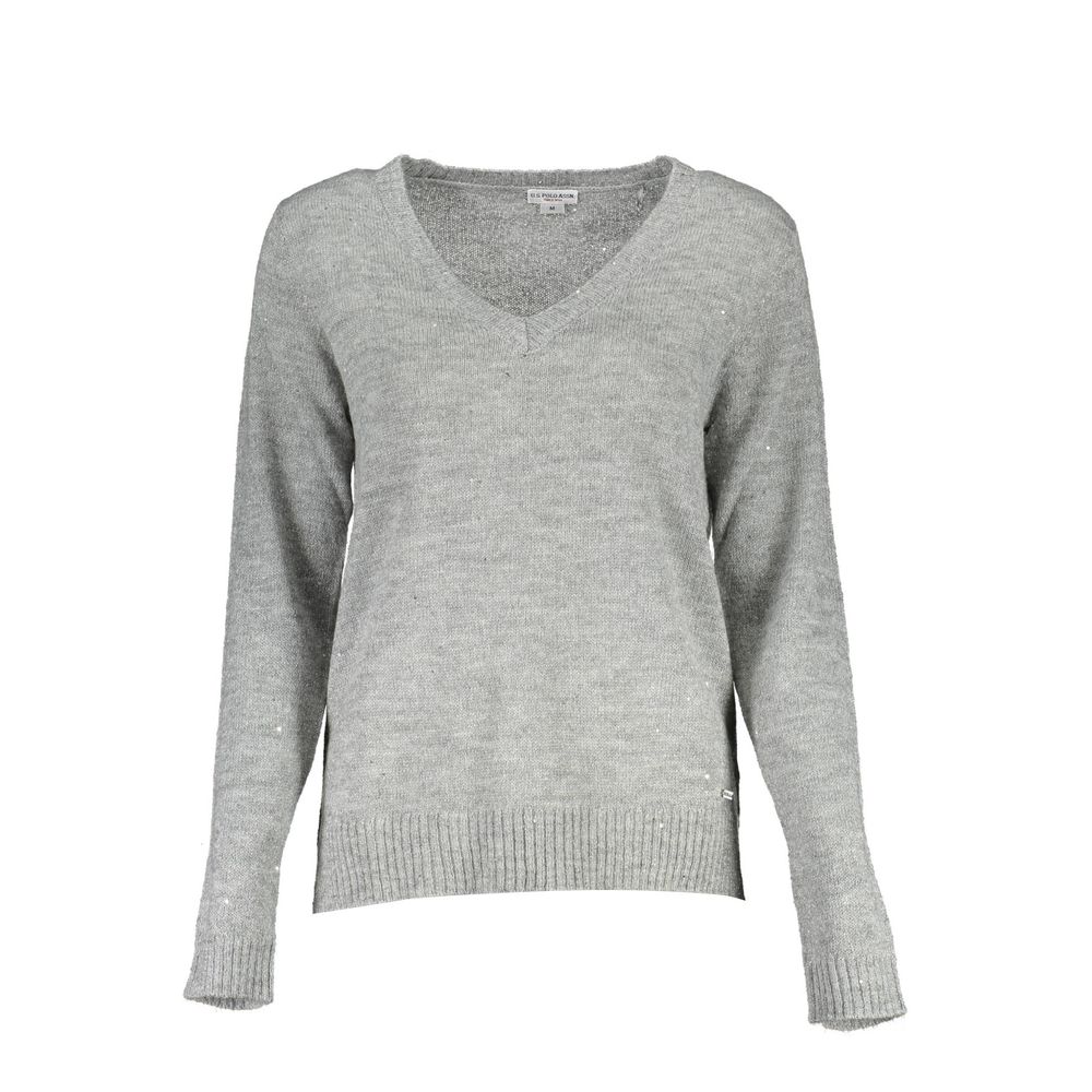 Women’s U.s. Polo Assn. Argento Acrylic Women’s Sweater