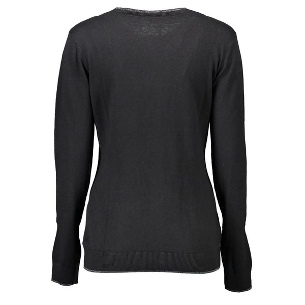 Women’s U.s. Polo Assn. Black Cotton Sweatshirt