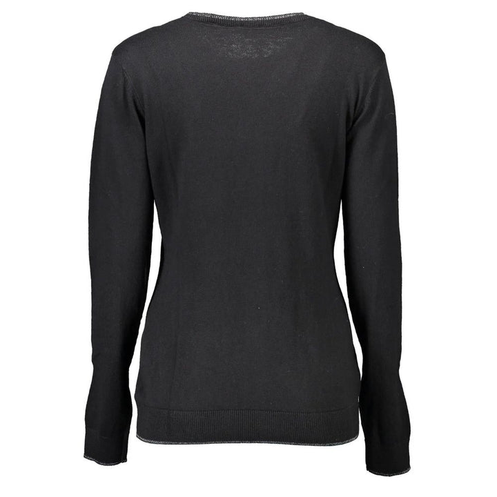 Women’s U.s. Polo Assn. Black Cotton Sweatshirt