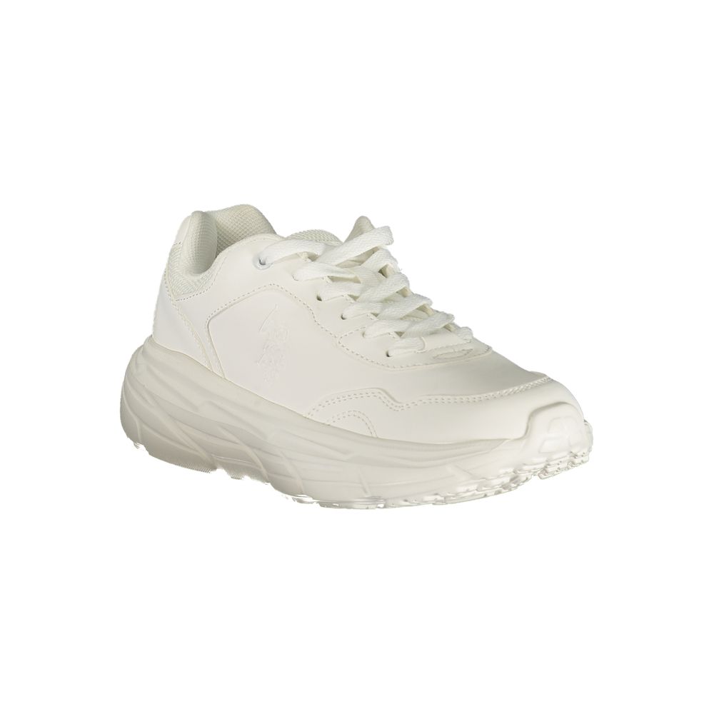 U.S. POLO ASSN. White Polyurethane Women&