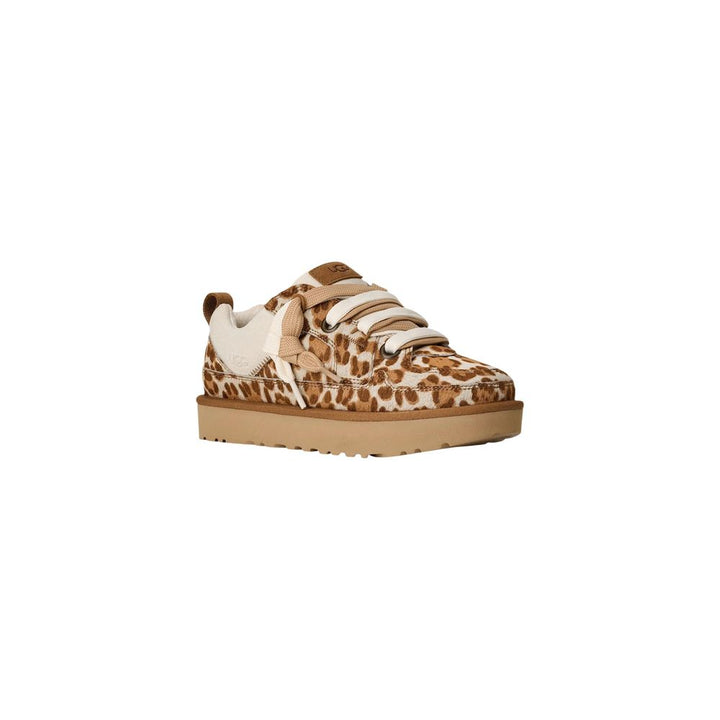 Women’s Ugg Beige Suede Leather Platform Pumps