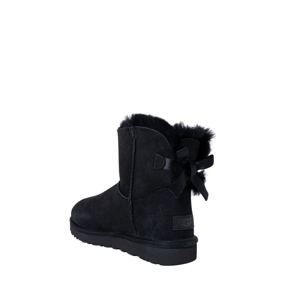 Women’s Ugg Black Suede Leather Ankle Boots