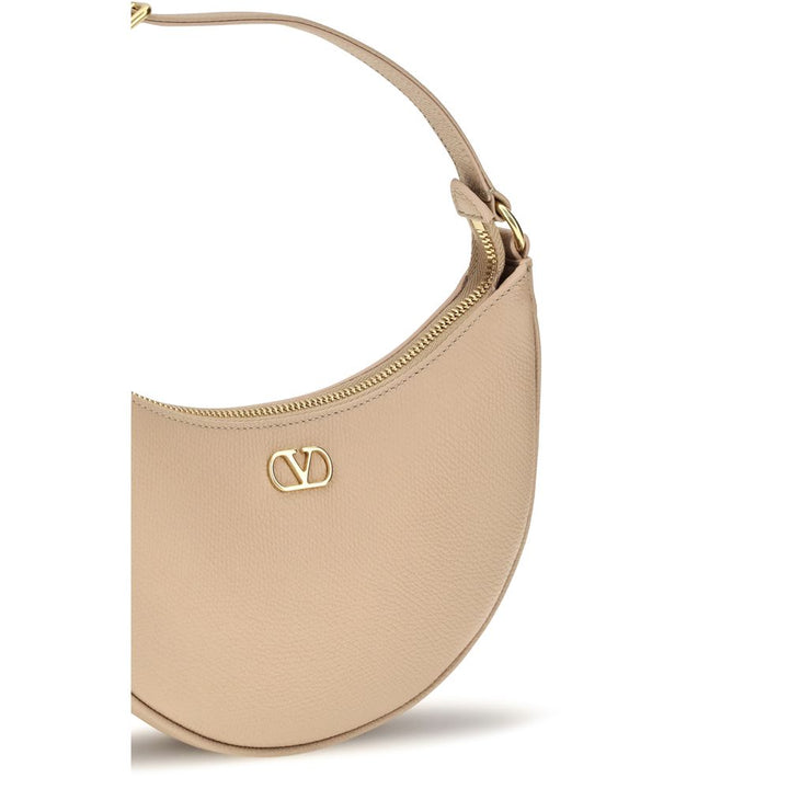 Women’s Valentino Garavani Beige Calf Leather Bos Taurus Shoulder Bag