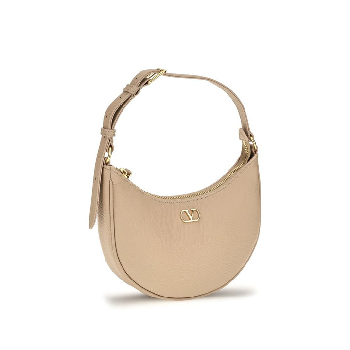 Women’s Valentino Garavani Beige Calf Leather Bos Taurus Shoulder Bag