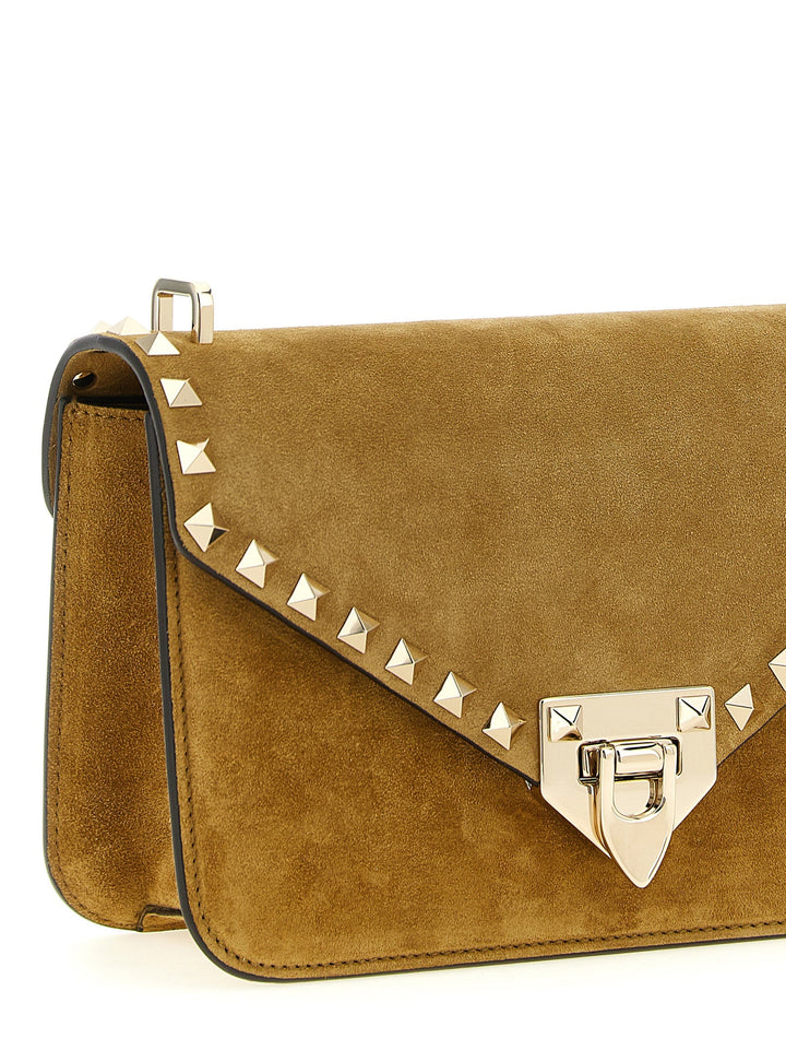 Women’s Valentino Garavani Beige Calfskin Crossbody Bag
