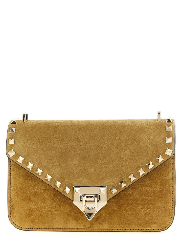 Women’s Valentino Garavani Beige Calfskin Crossbody Bag