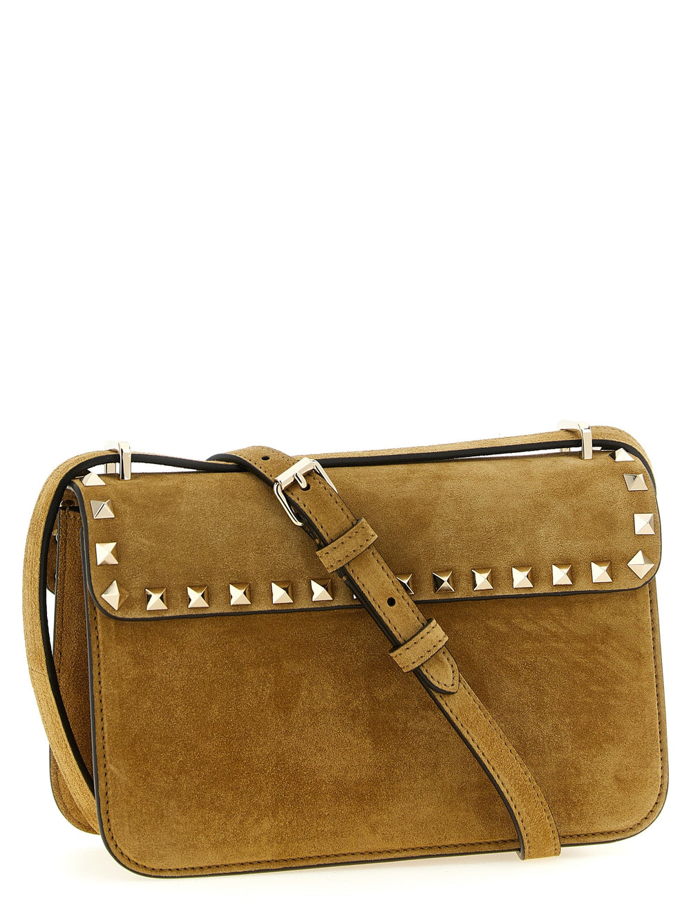 Women’s Valentino Garavani Beige Calfskin Crossbody Bag