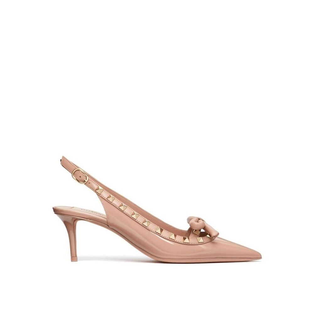 Women’s Valentino Garavani Beige Calfskin High Heel Pumps