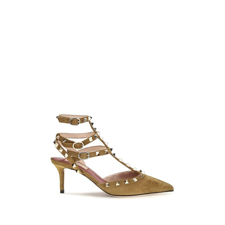Women’s Valentino Garavani Beige Goatskin High Heel Pumps
