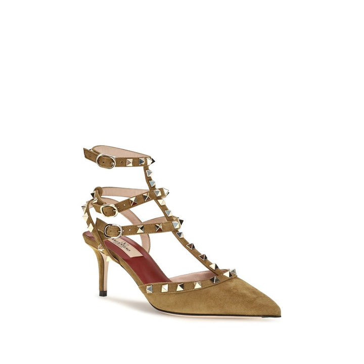Women’s Valentino Garavani Beige Goatskin High Heel Pumps