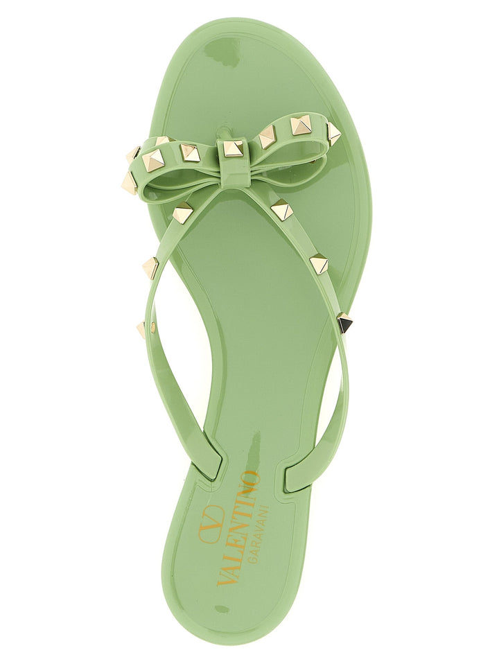 Women’s Valentino Garavani Bicolor Polyvinyl Slides