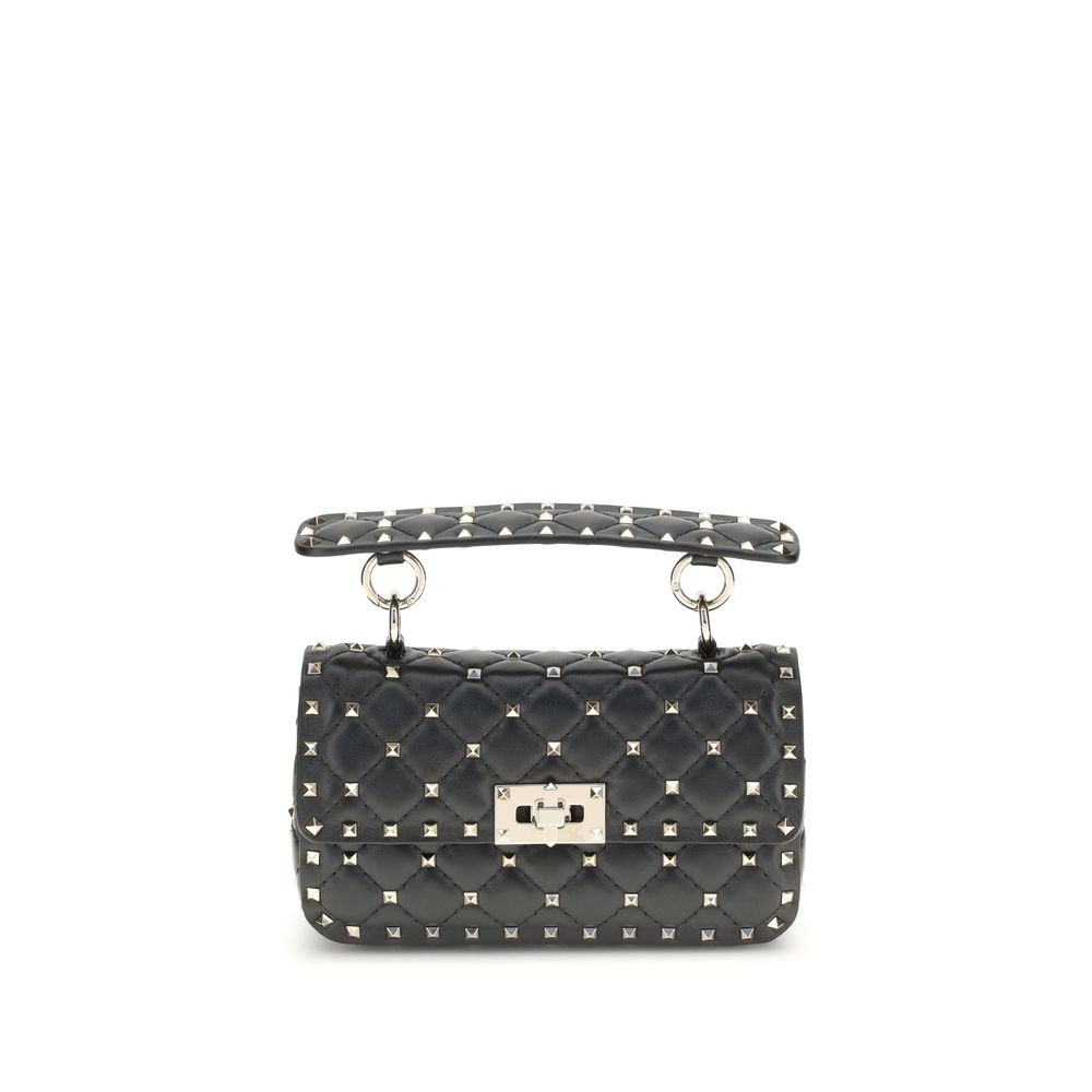 Women’s Valentino Garavani Black Calf Leather Bos Taurus Handbag