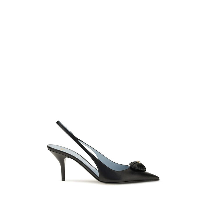 Women’s Valentino Garavani Black Calf Leather Bos Taurus High Heel Pumps
