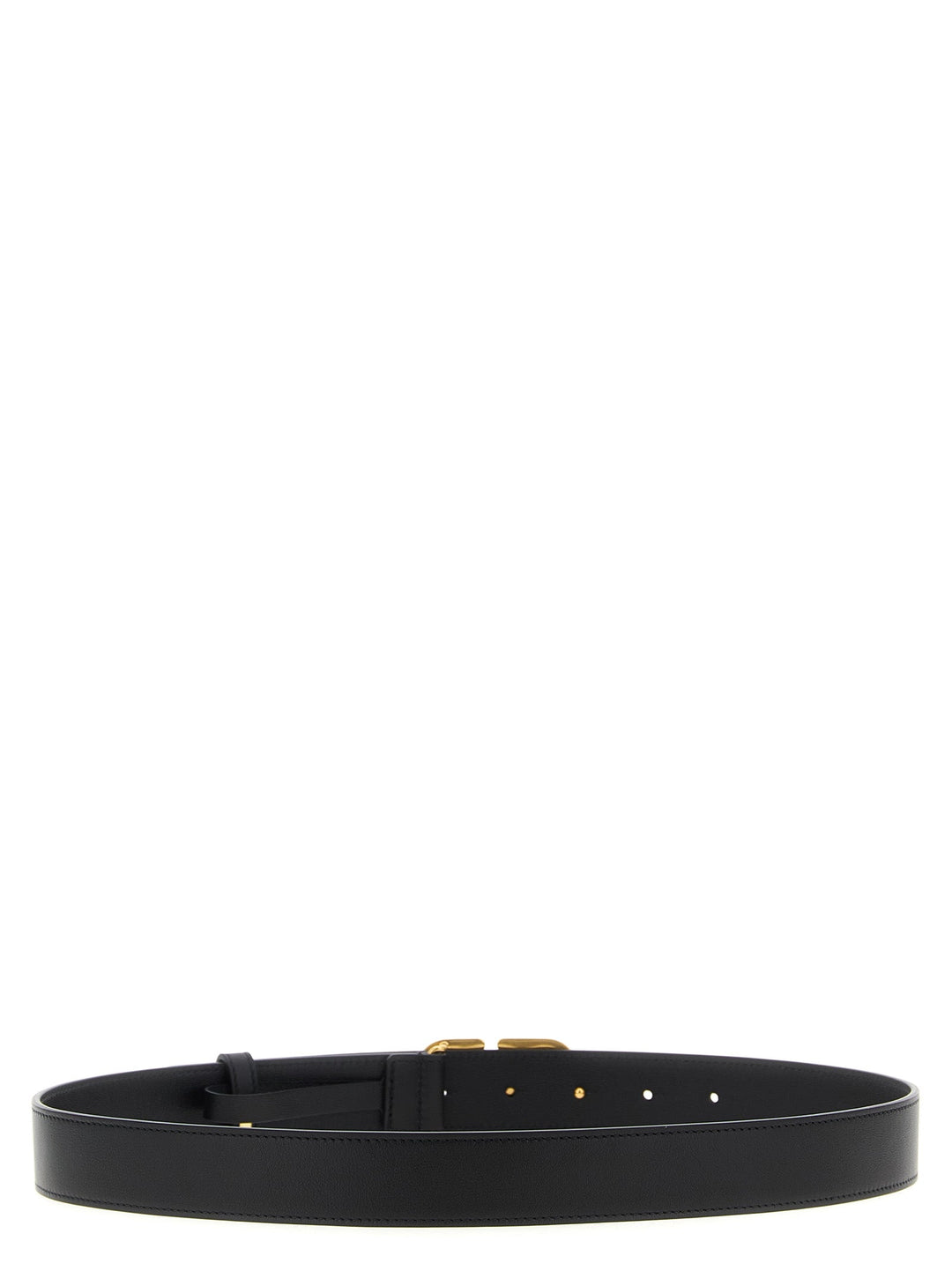 Women’s Valentino Garavani Black Calfskin Regular Belt
