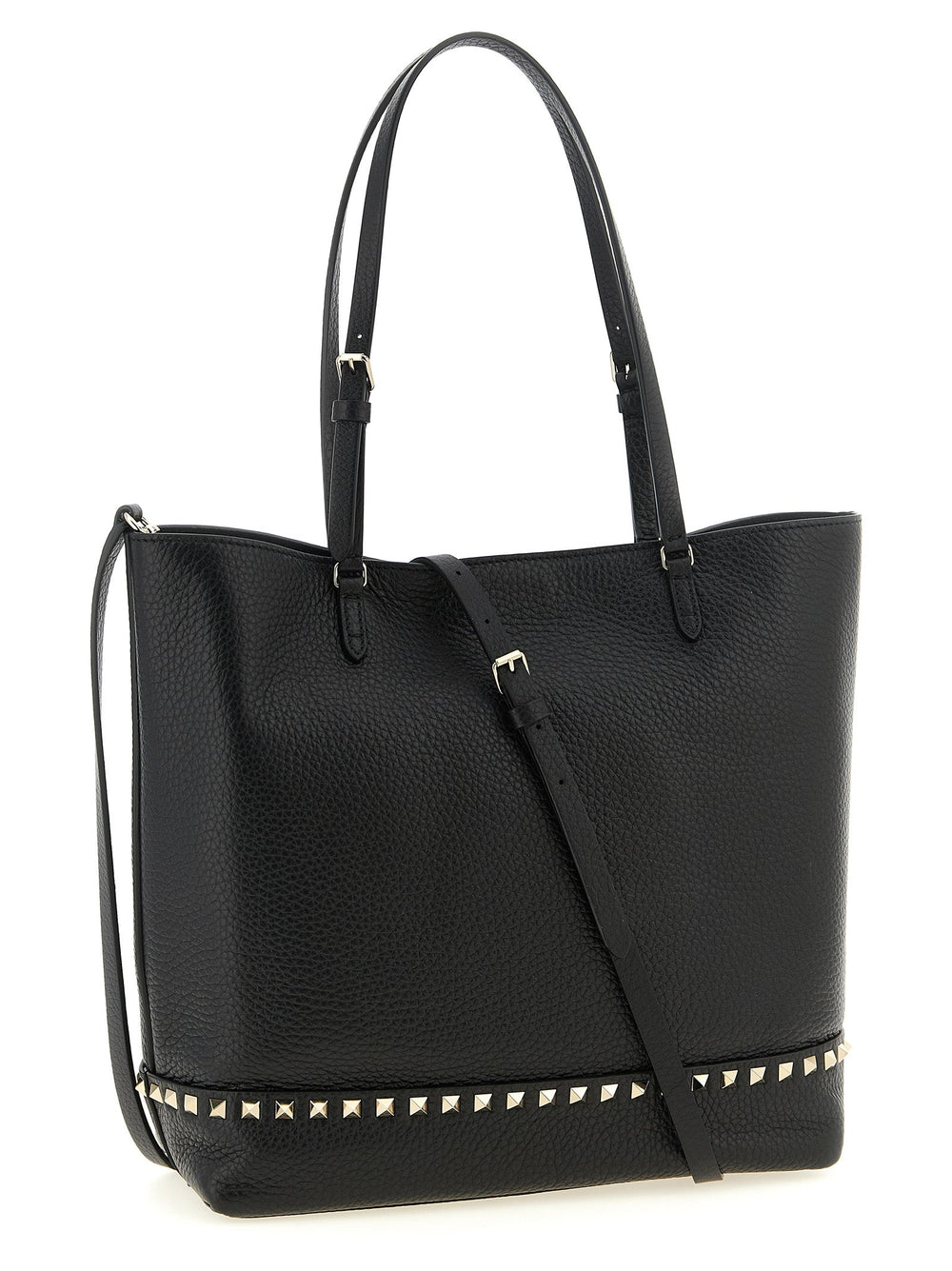 Women’s Valentino Garavani Black Calfskin Shoulder Bag