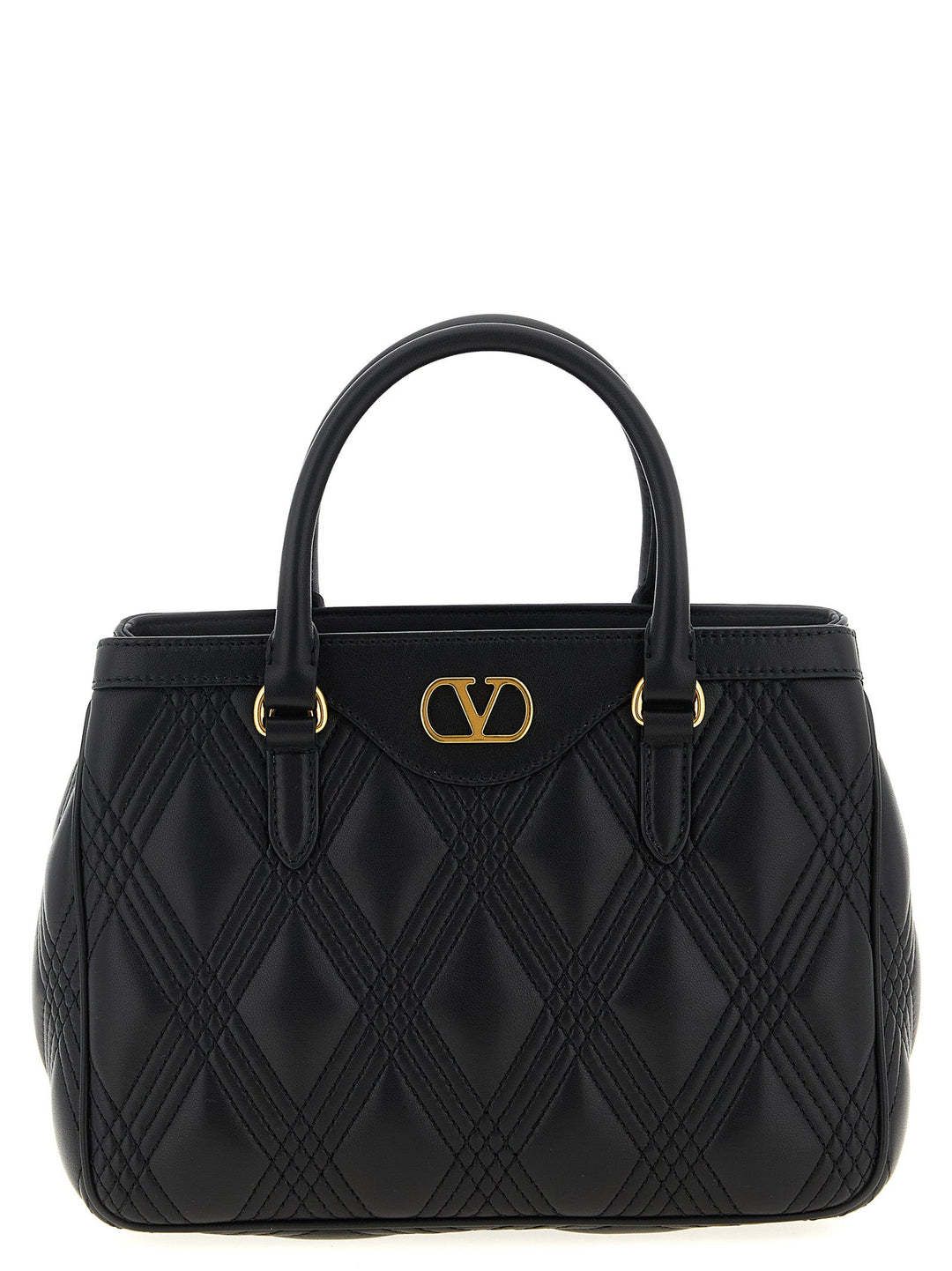Women’s Valentino Garavani Black Lamb Leather Handbag