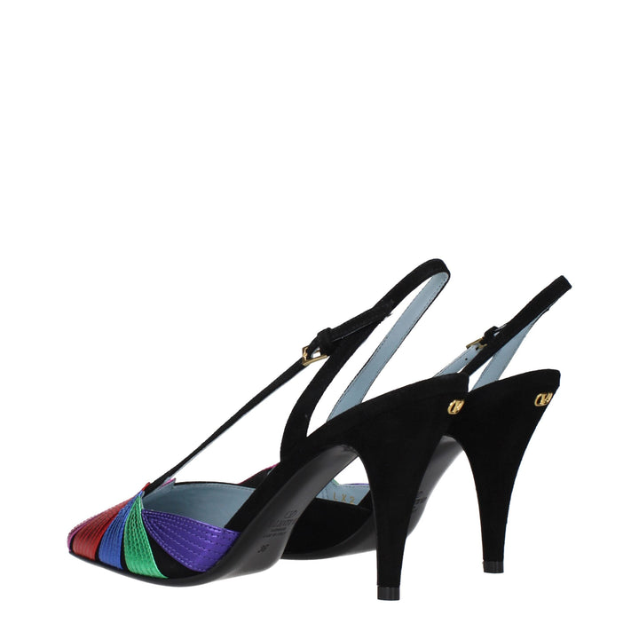 Women’s Valentino Garavani Black Leather High Heel Pumps