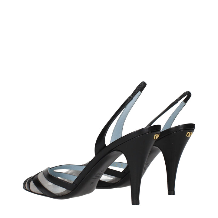 Women’s Valentino Garavani Black Leather High Heel Pumps