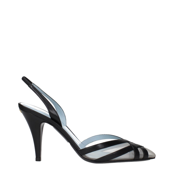 Women’s Valentino Garavani Black Leather High Heel Pumps