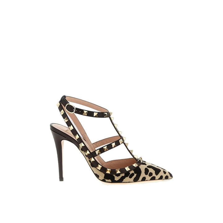 Women’s Valentino Garavani Brown Calfskin High Heel Pumps