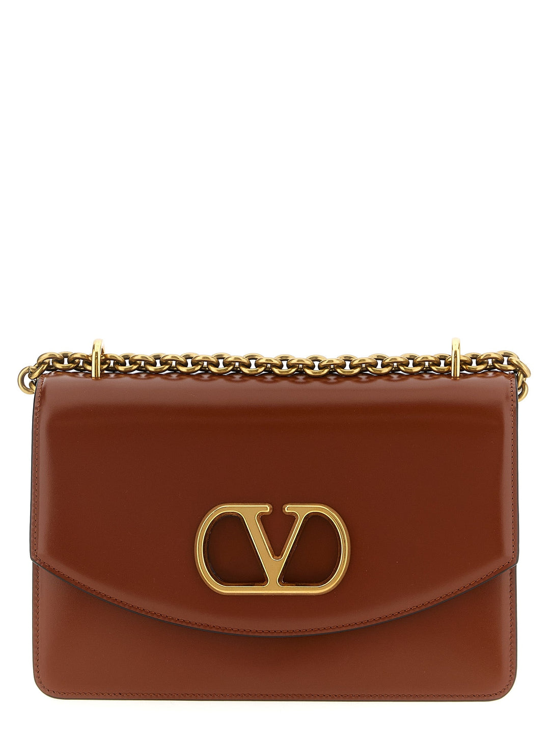 Women’s Valentino Garavani Brown Calfskin Shoulder Bag