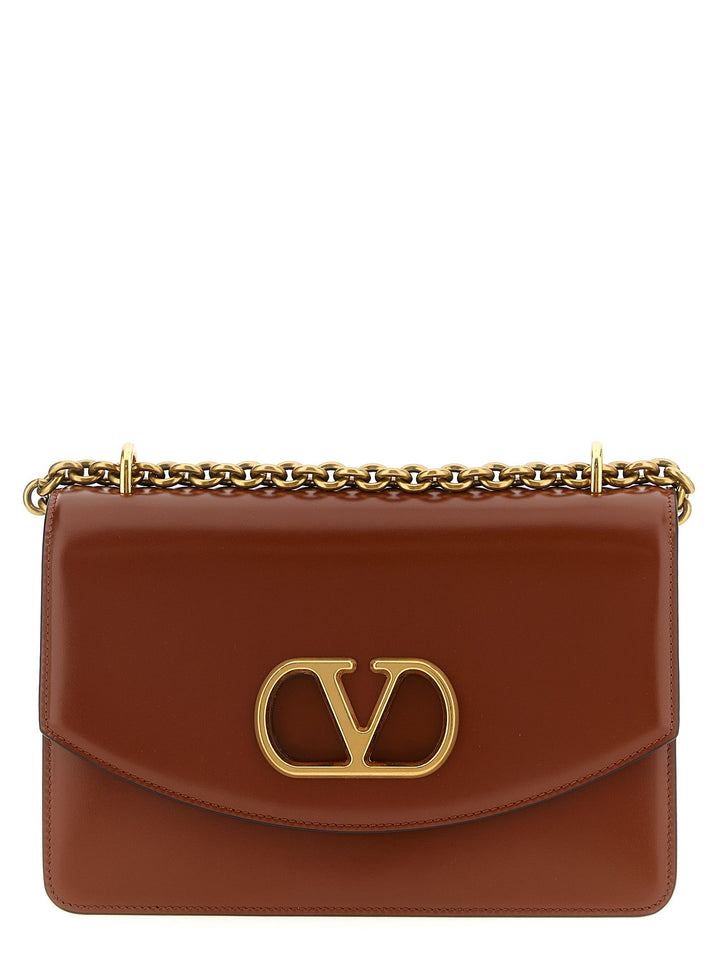 Women’s Valentino Garavani Brown Calfskin Shoulder Bag