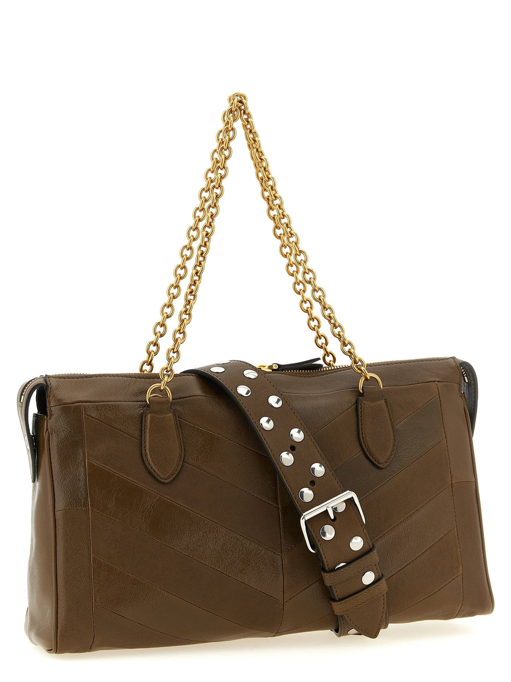 Women’s Valentino Garavani Brown Lamb Leather Shoulder Bag