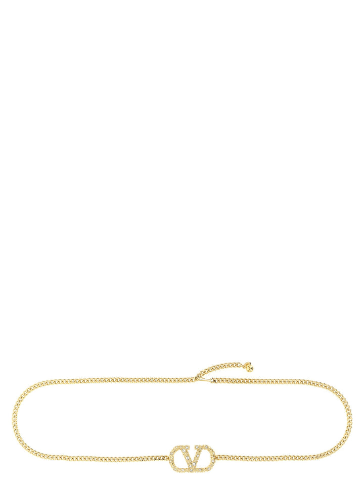 Women’s Valentino Garavani Gold Brass Belt