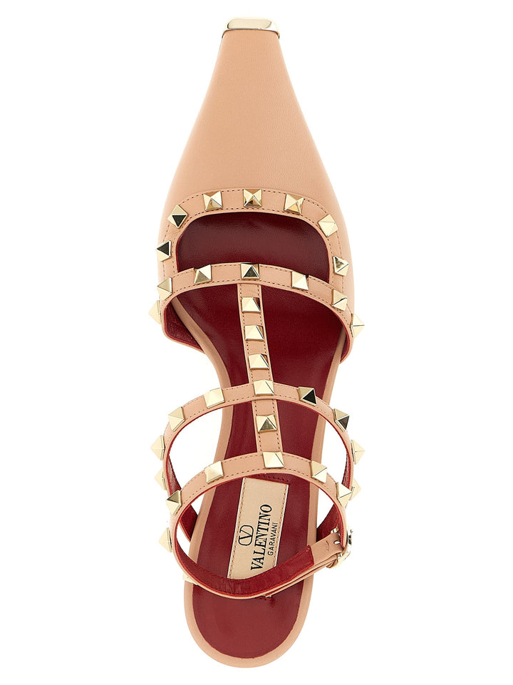 Women’s Valentino Garavani Multicolor Calfskin Mid Heel Pumps