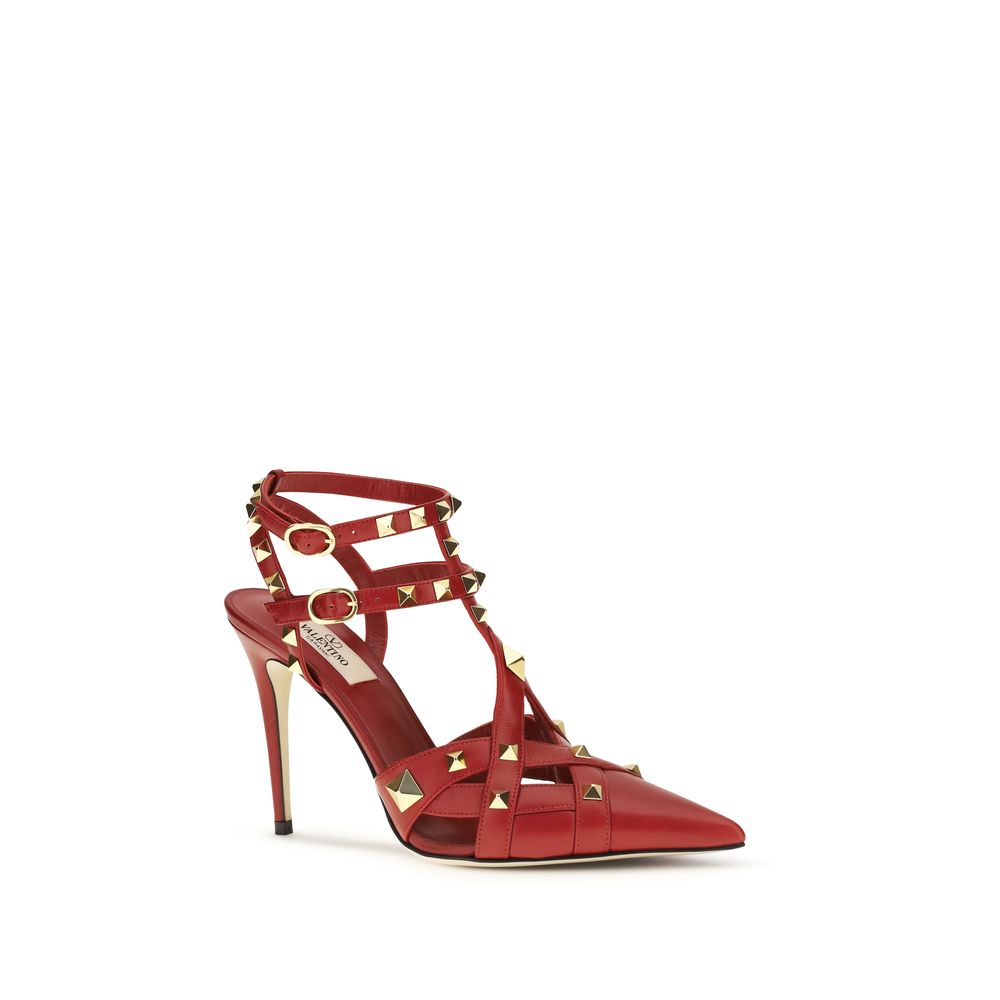 Women’s Valentino Garavani Multicolor Goatskin High Heel Pumps