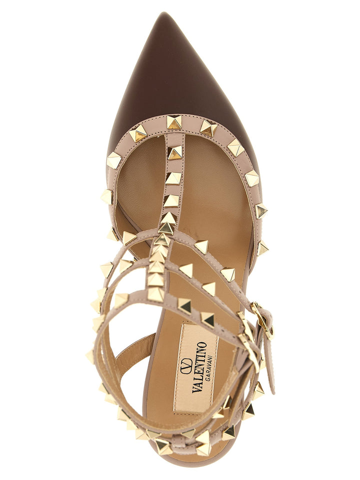 Women’s Valentino Garavani Multicolor Lamb Leather Mid Heel Pumps