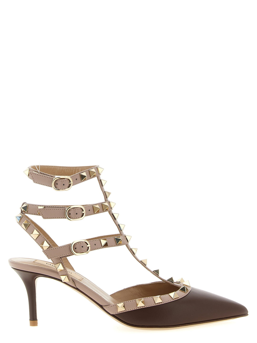 Women’s Valentino Garavani Multicolor Lamb Leather Mid Heel Pumps