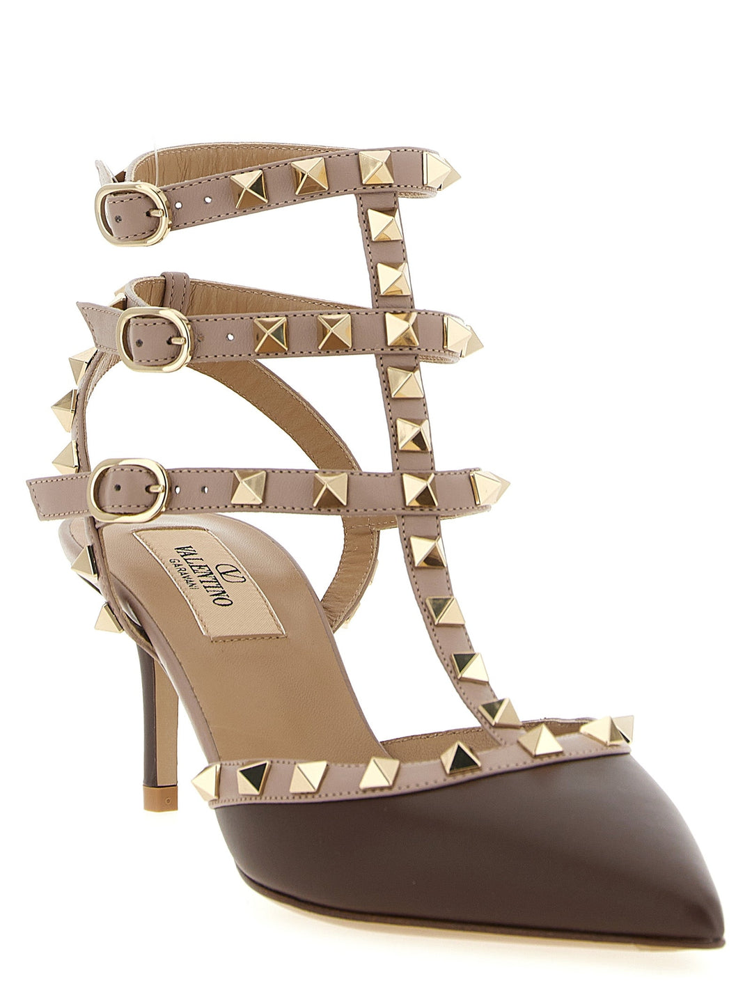 Women’s Valentino Garavani Multicolor Lamb Leather Mid Heel Pumps