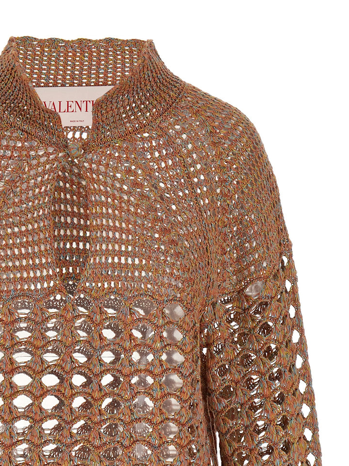 Women’s Valentino Garavani Multicolor Linen Cardigan