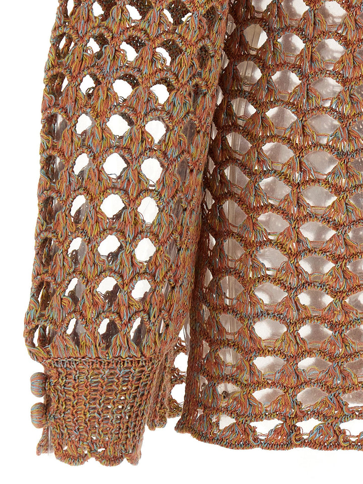 Women’s Valentino Garavani Multicolor Linen Cardigan