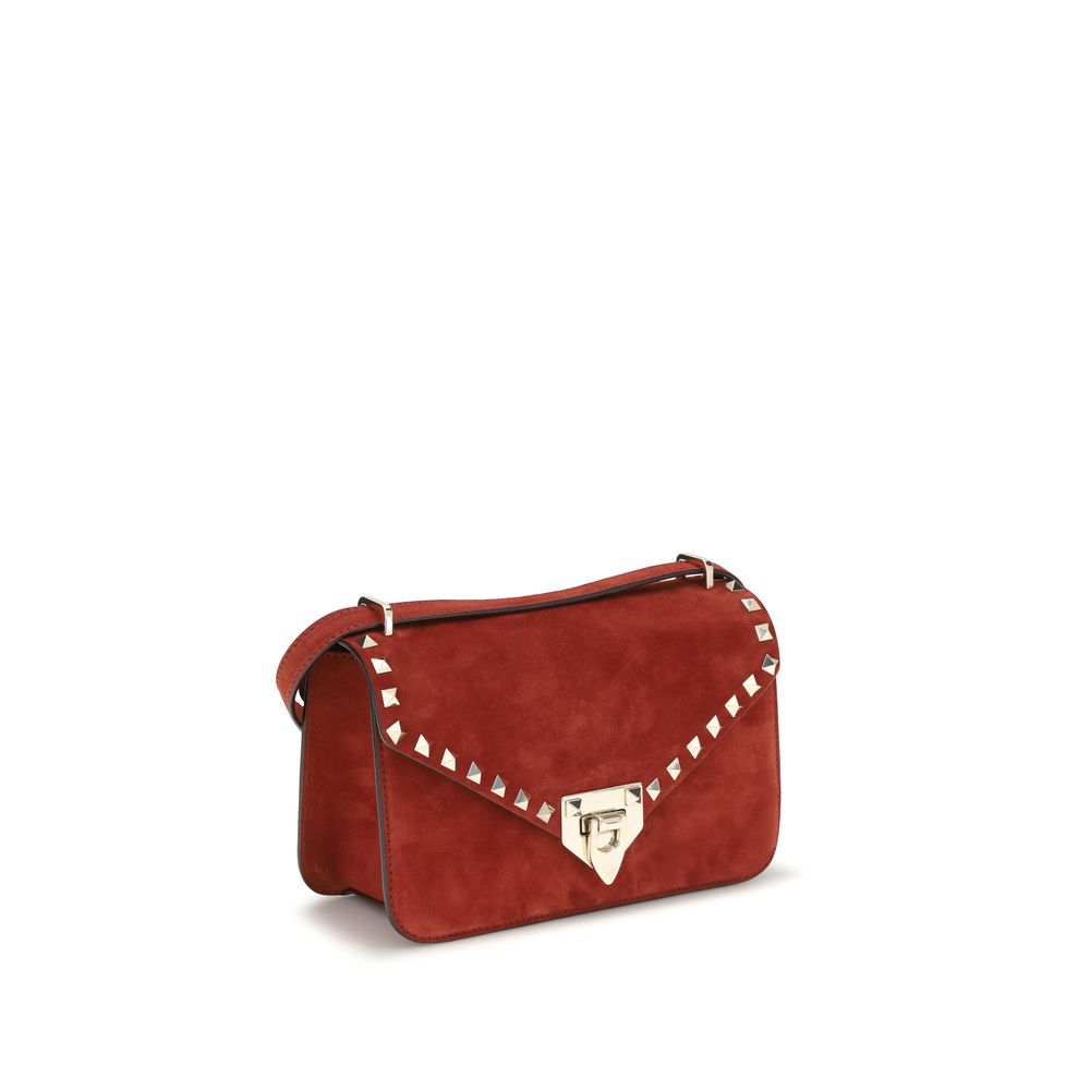 Women’s Valentino Garavani Red Calf Leather Bos Taurus Shoulder Bag