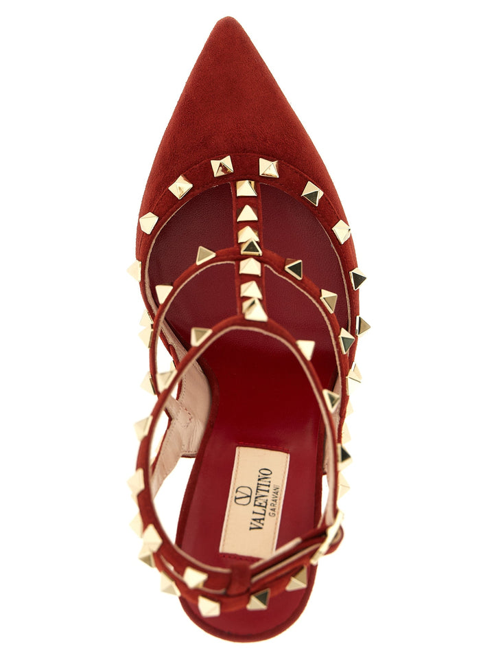 Women’s Valentino Garavani Red Calfskin High Heel Pumps
