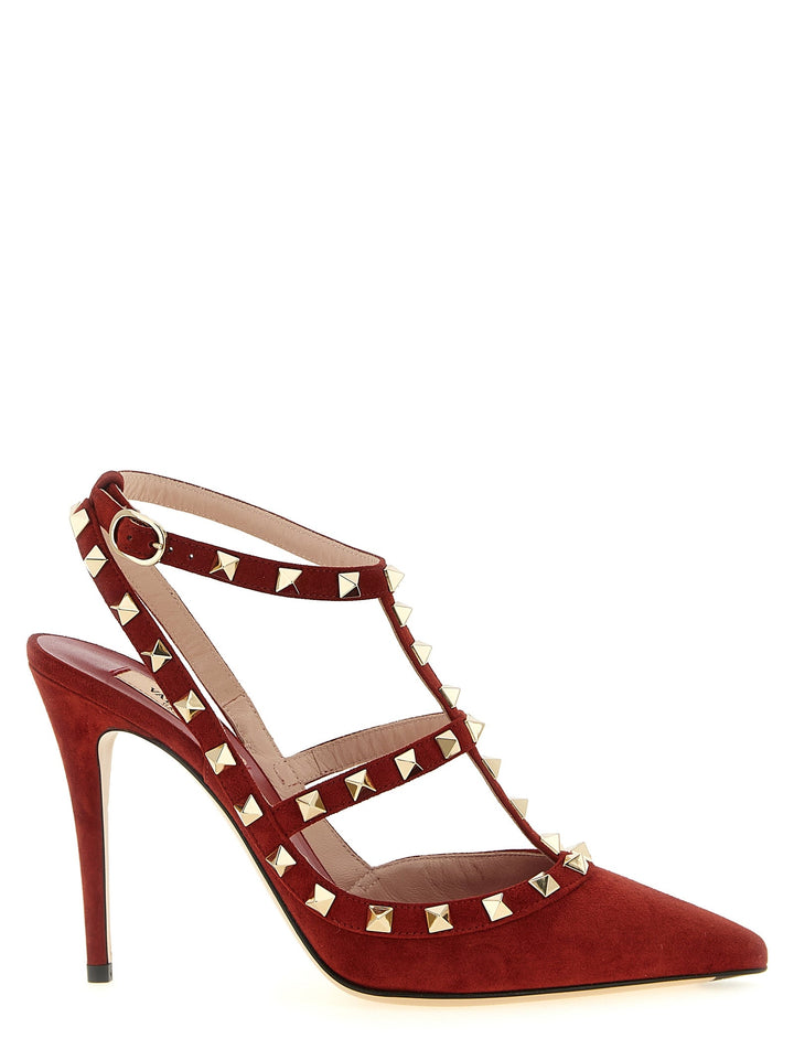 Women’s Valentino Garavani Red Calfskin High Heel Pumps